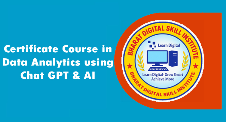 Certificate Course in Data Analytics using Chat GPT  & AI